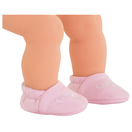 Pantuflas para muñeca Corolle rosa - complementos para muñeca bebé 30cm.