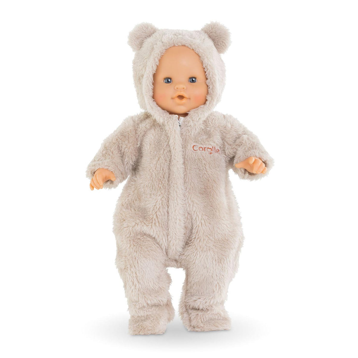 Traje de oso muñeca Corolle - ropa para muñeca bebé 36 cm - suave y lindo.