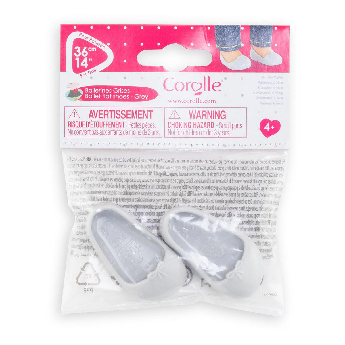 Corolle ma - muñeca bailarinas gris