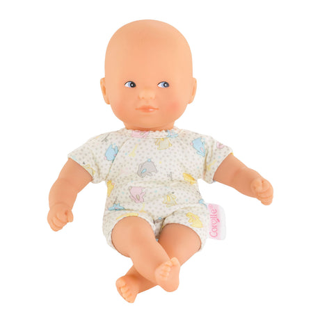 Muñeca bebé Corolle mini conejo calin ojos azules 20 cm - aroma de vainilla.