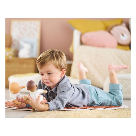 Corolle baby doll mini calin conejo ojos marrones 20cm - muñeca para niños.