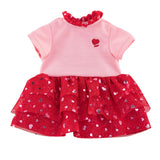 Vestido Corolle ma con corazones, 36cm