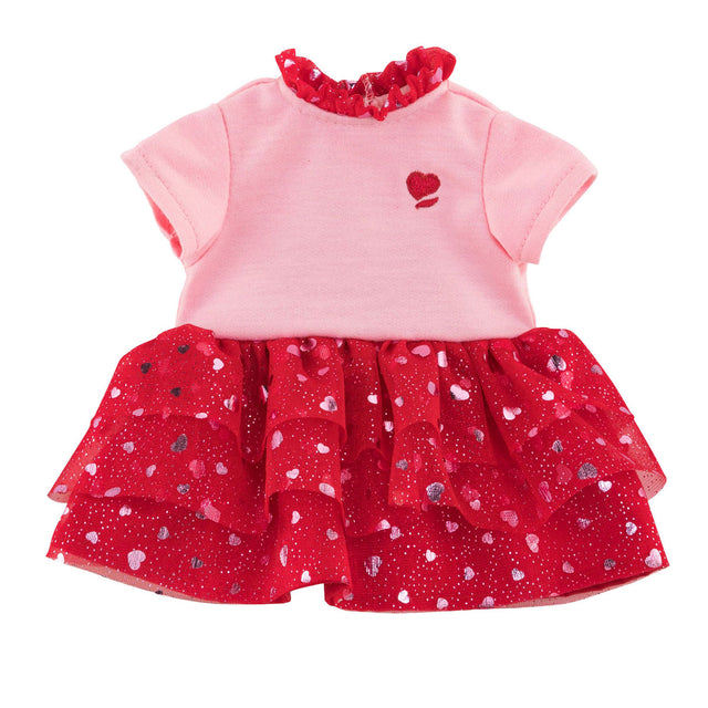 Vestido Corolle ma con corazones, 36cm