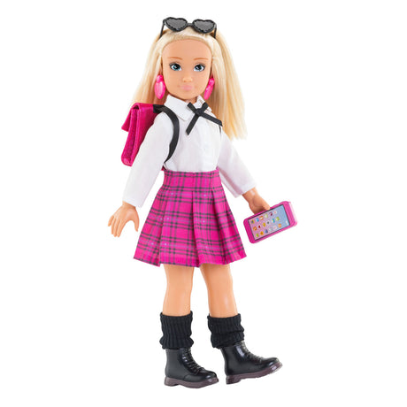 Ropa para muñecas Corolle Girls English Student - Set de complementos de moda 28 cm.