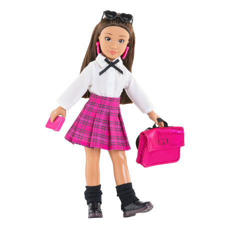 Ropa para muñecas Corolle Girls English Student - Set de complementos de moda 28 cm.