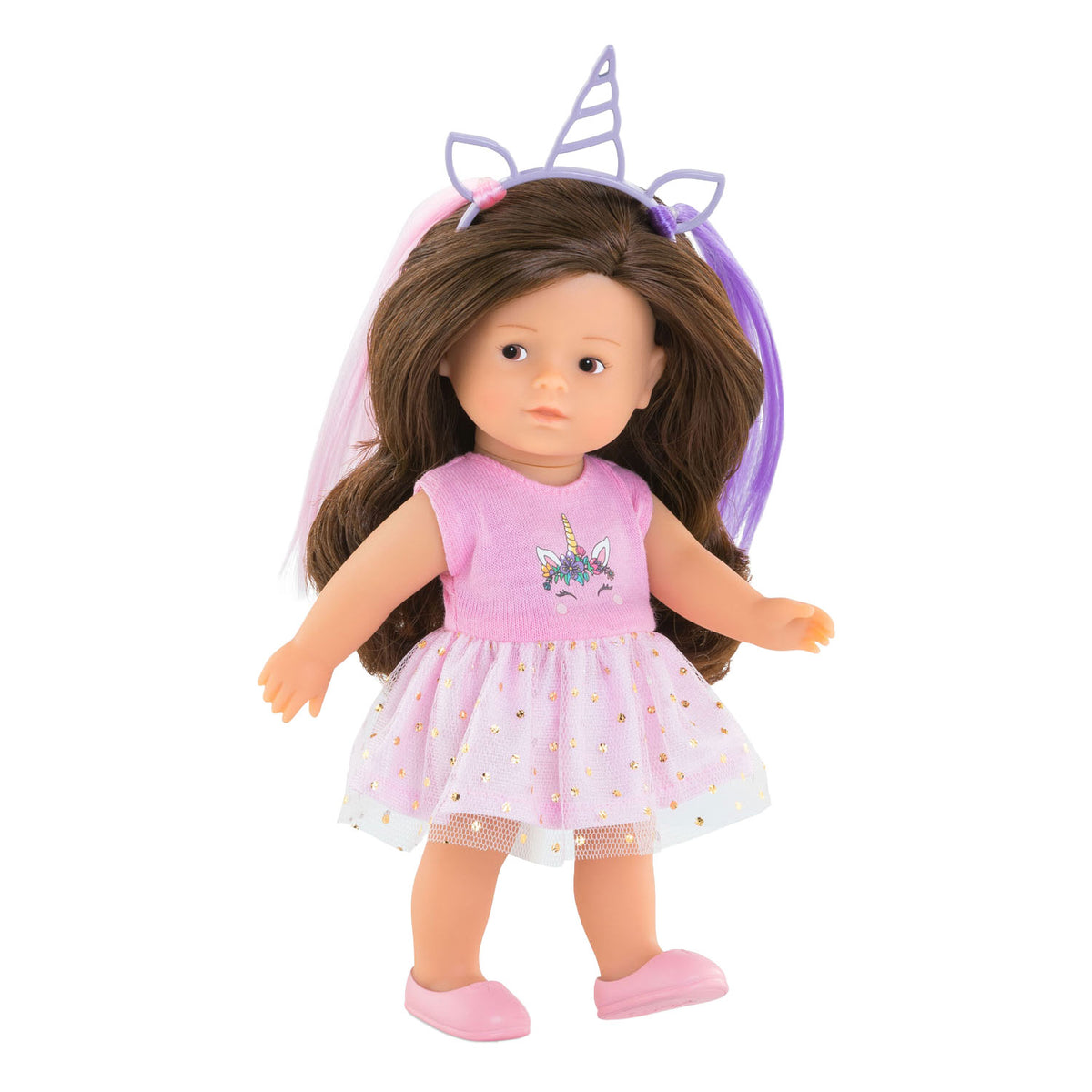 Muñeca Corolle unicornio romy 20cm - mini set de juego corolline con accesorios.