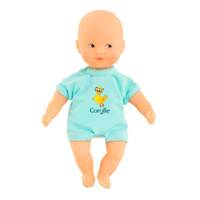 Muñeca bebé de baño Corolle mini - azul, 20cm