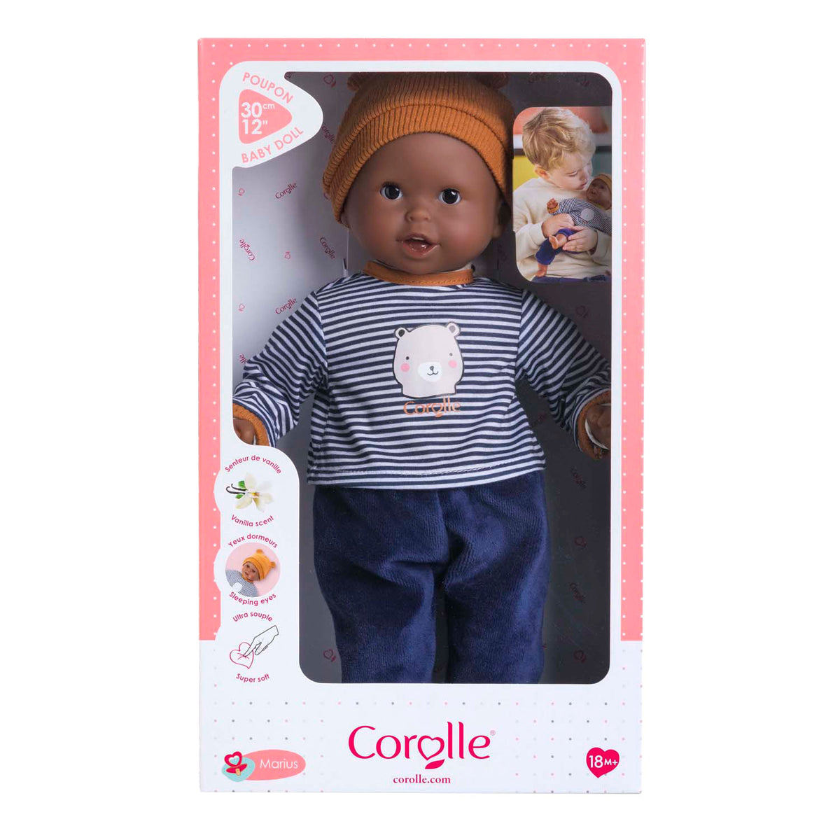 Muñeca Corolle Calin Marius, 30cm