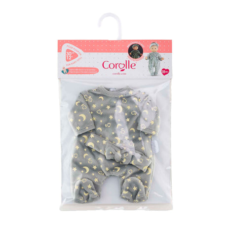 Pijama y diadema para muñeca Corolle, 30 cm - brilla en la oscuridad