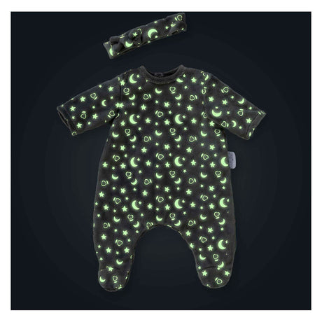 Pijama y diadema para muñeca Corolle, 30 cm - brilla en la oscuridad