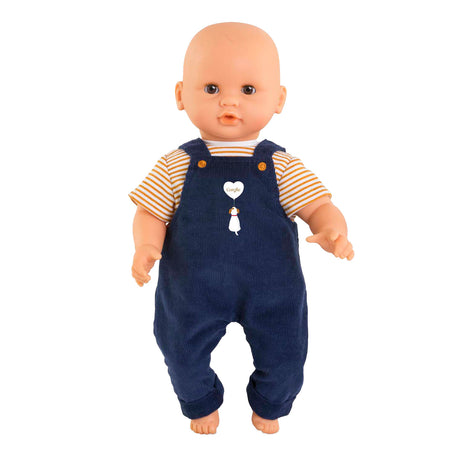Camiseta Corolle y peto azul marino, 30cm