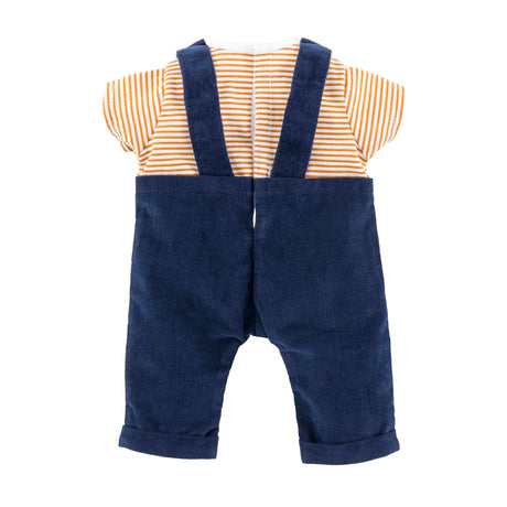 Camiseta Corolle y peto azul marino, 36cm