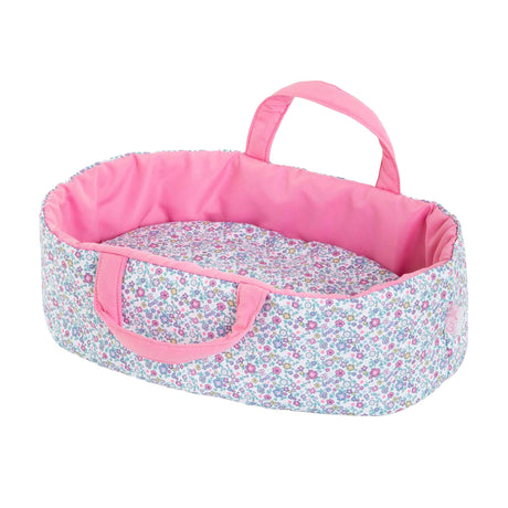 Corolle Cama Porta Muñecas Flores - Cuna De Viaje Para Muñecos 30 Cm.