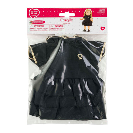 Vestido Corolle negro para muñeca bebé 36cm