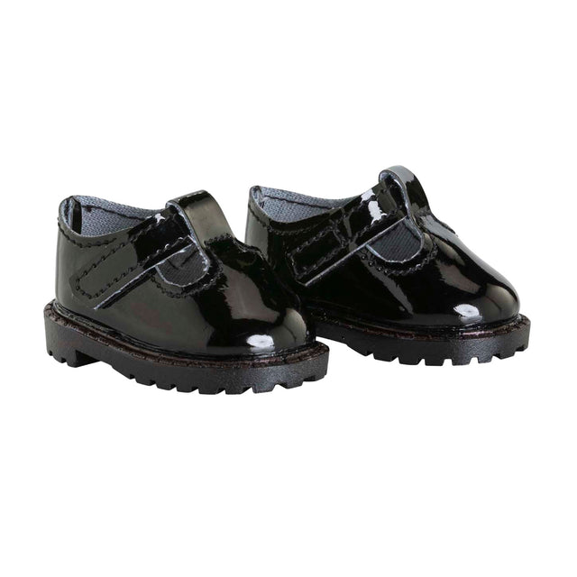 Zapatitos bebé para muñecas Corolle lacado negro 36cm
