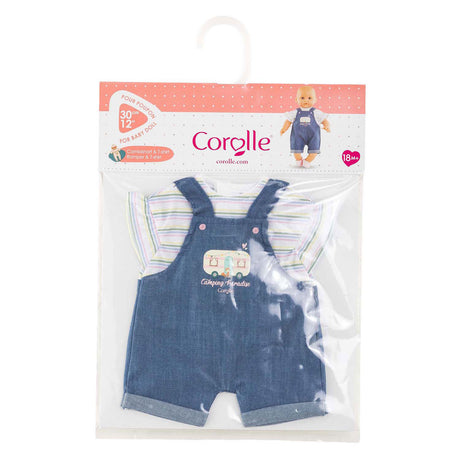 Mono vaquero Corolle con camiseta pequeño explorador - 30cm