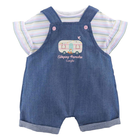 Mono vaquero Corolle con camiseta pequeño explorador - 30cm