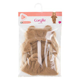 Disfraz de muñeca Corolle traje de oso pardo mono suave de 36 cm.