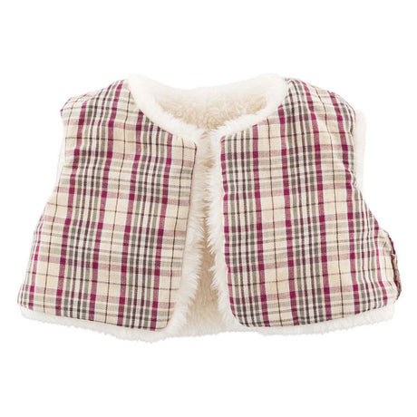 Conjunto invierno muñeca Corolle 36cm - chaleco reversible y piel de oso.