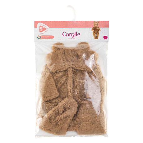 Mono con oso pardo y banderines Corolle - 42 cm