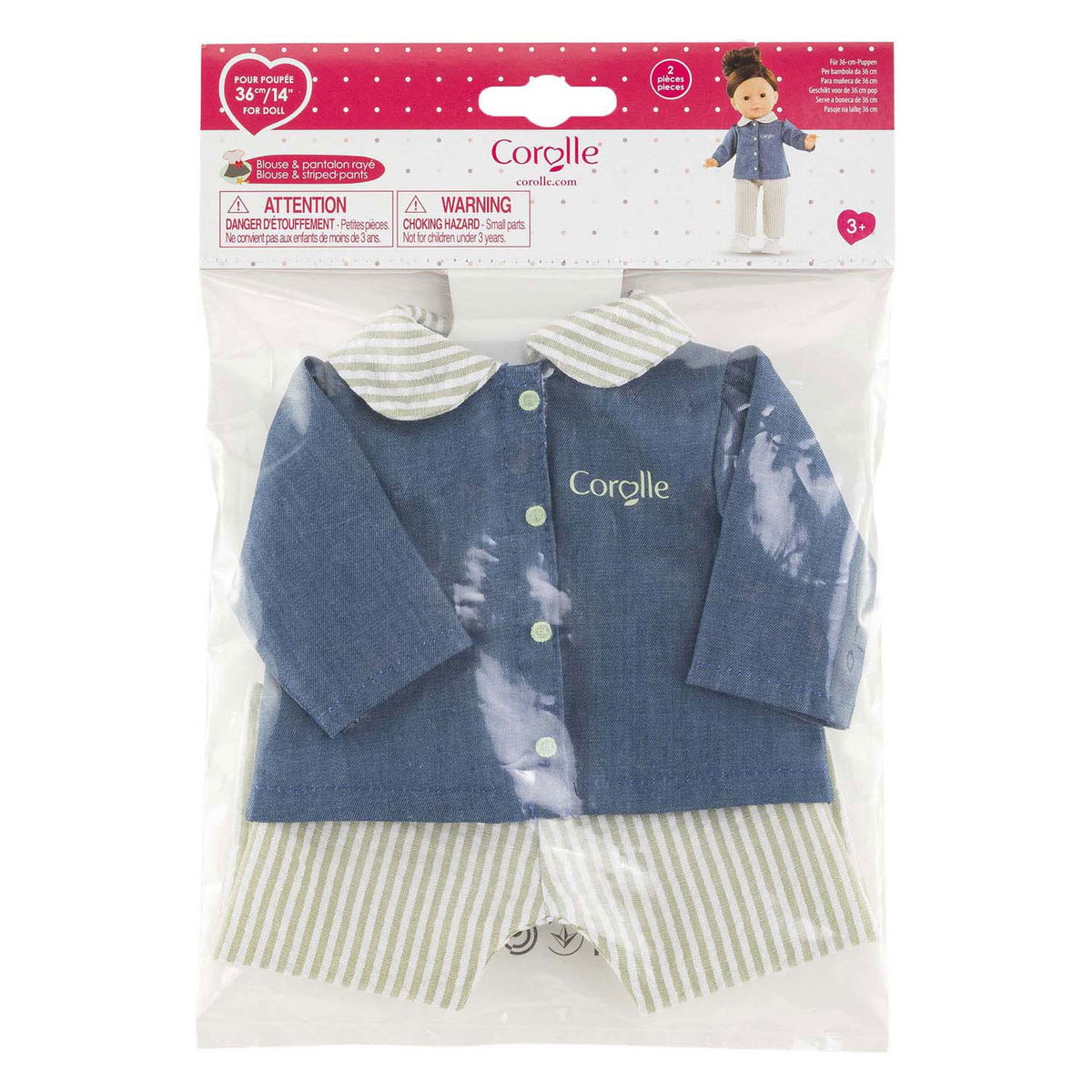 Muñeca corolle ma blusa y pantalones - 36cm