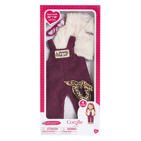 Conjunto chic explorador ropa muñeca Corolle 36cm accesorio.
