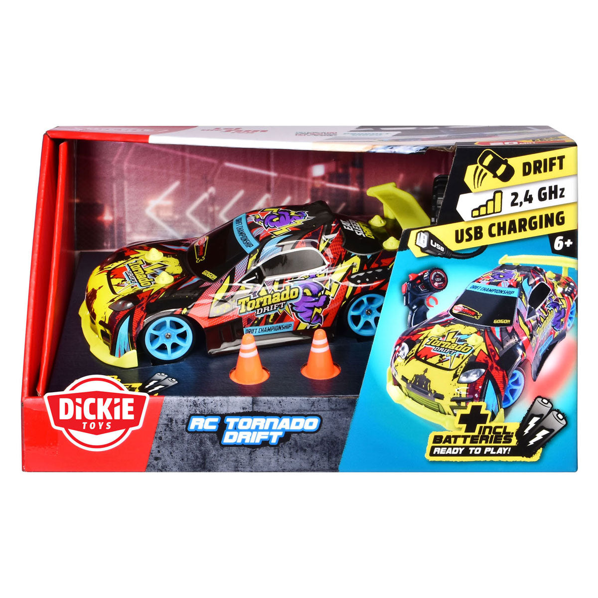 Dickie RC Orientable Auto Tornado Drift rtr