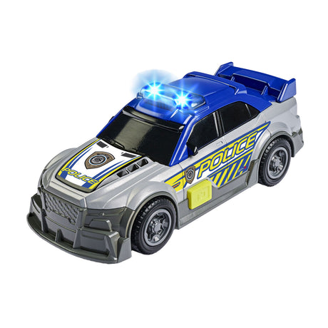 Dickie Police Car Grey con luz y sonido