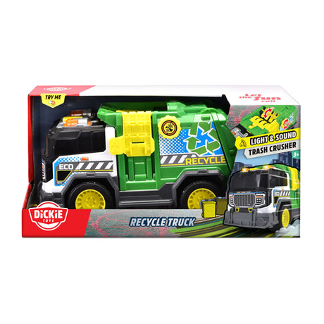Dickie Toys - carro de basura - camión - luz y sonido - a partir de 3 años