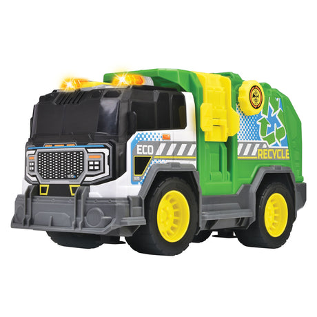 Dickie Toys - carro de basura - camión - luz y sonido - a partir de 3 años