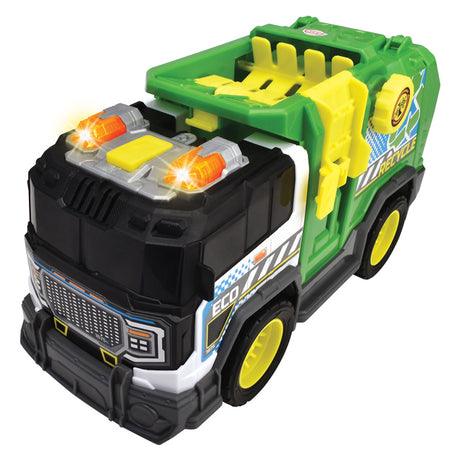 Dickie Toys - carro de basura - camión - luz y sonido - a partir de 3 años