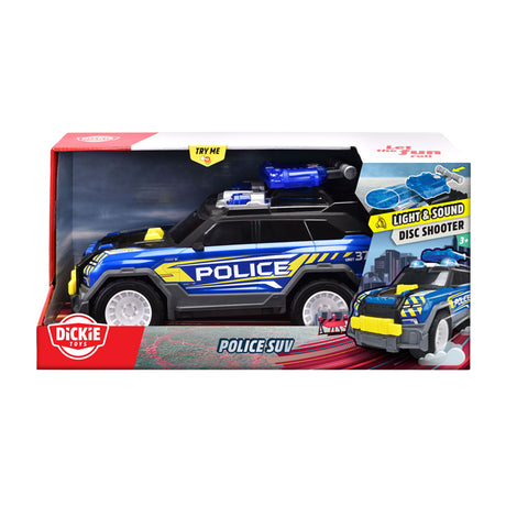 Dickie Toys - SUV de policía - coche de policía - dron - luz y sonido - a partir de 3 años