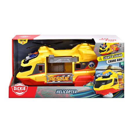 Dickie Toys - helicóptero - hospital - luz y sonido - a partir de 3 años