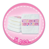 Pañales para recién nacidos, 5 uds.