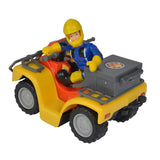 Simba bombero sam juguete quad con figura - vehículo de acción.