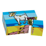 Puzzle de bloques Eichhorn de 6 piezas.