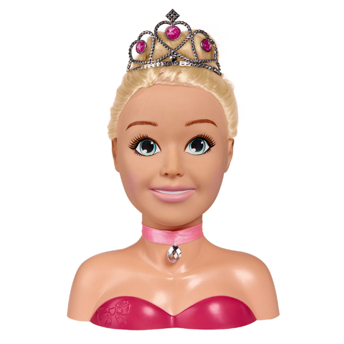 Cabeza de princesa Simba para peinado y maquillaje.