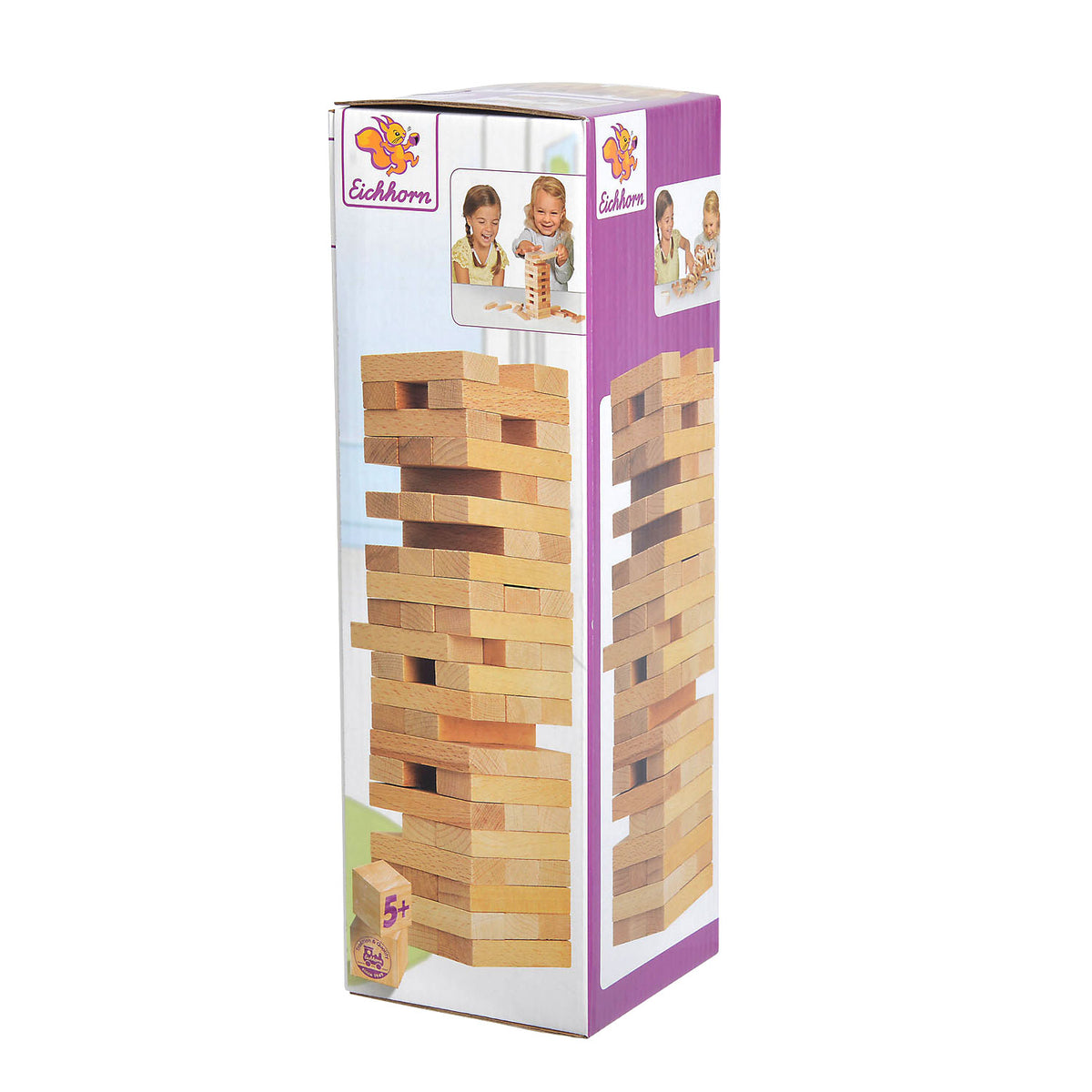 Torre apilable de madera Eichhorn, 54 uds.