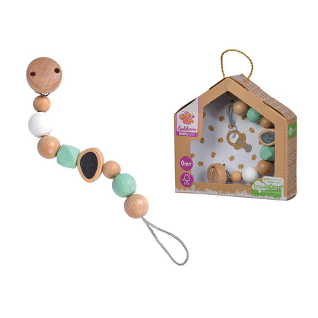 Cadena para chupete de madera para bebé Eichhorn