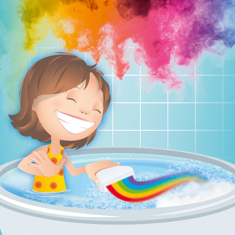 Simba glibbi boom rainbow - bomba de baño - a partir de 3 años - dermatológicamente probado