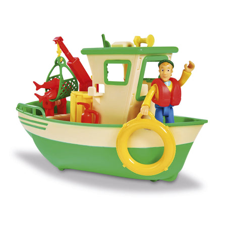 El barco pesquero de Sam Charlie, el bombero Simba.