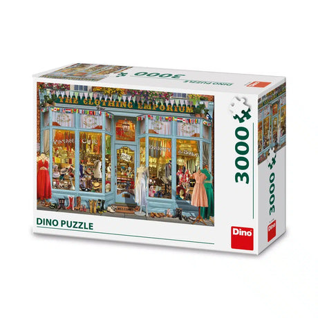 Puzzle de dinosaurios Dinotoys de una tienda de moda boutique 3000 piezas