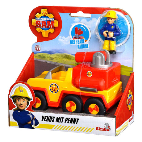 Simba Fireman Sam Venus Camión de bomberos con Jenny Figura