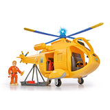 Figura mef bombero simba sam wallaby 2 helicóptero