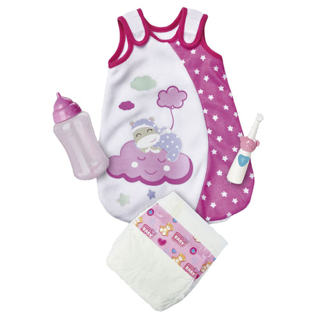 Juego de dormir y accesorios para muñeca bebé Simba Laura