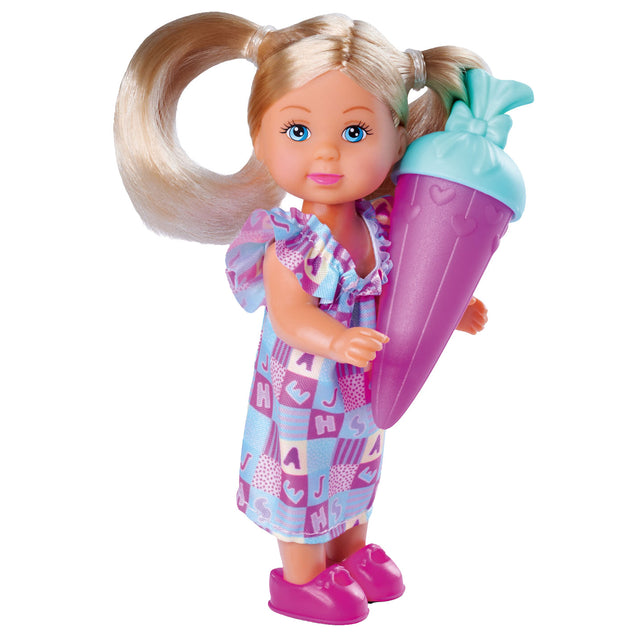 Evi love mini muñeca primer día de clases