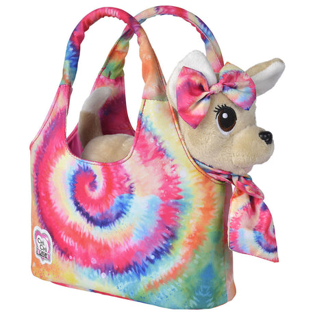 Peluche Simba chi chi love cachorro en bolso estilo batik
