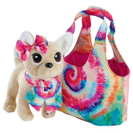 Peluche Simba chi chi love cachorro en bolso estilo batik