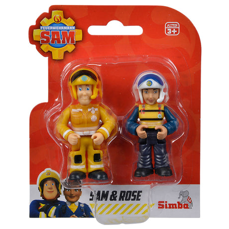 Juego doble de figuras de juego de Simba, el bombero, Sam, juguetes de figuras de acción.