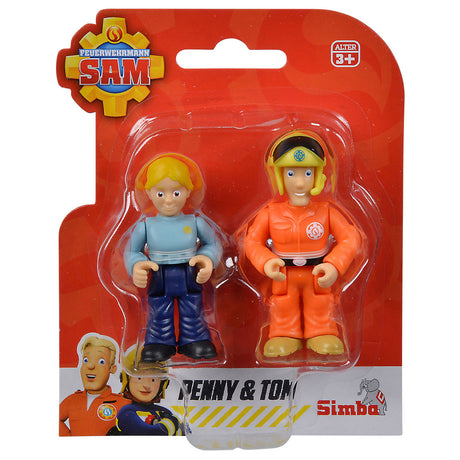 Juego doble de figuras de juego de Simba, el bombero, Sam, juguetes de figuras de acción.